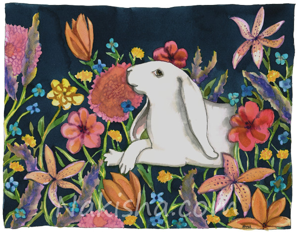 Flora, Painting by Nakisha