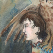 Girl with an Imaginary Owl, 2014