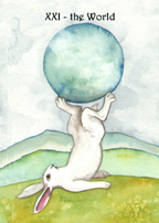 the Rabbit Tarot by Nakisha